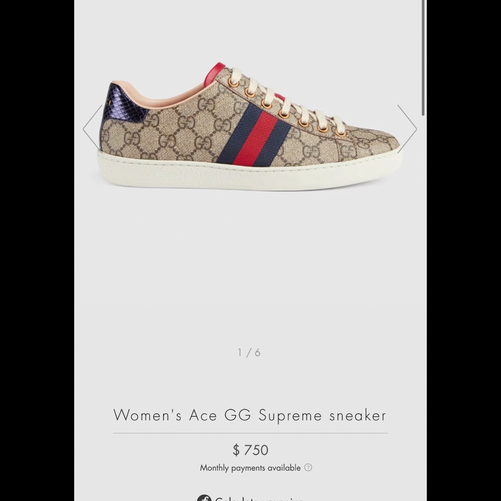 Gucci ace gg supreme sneakers